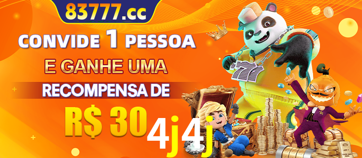 Banner institucional da 4j4j sobre parceria de marcas e criação de uma marca de excelência, apresentando os mascotes de jogos populares como o Fortune Tiger.