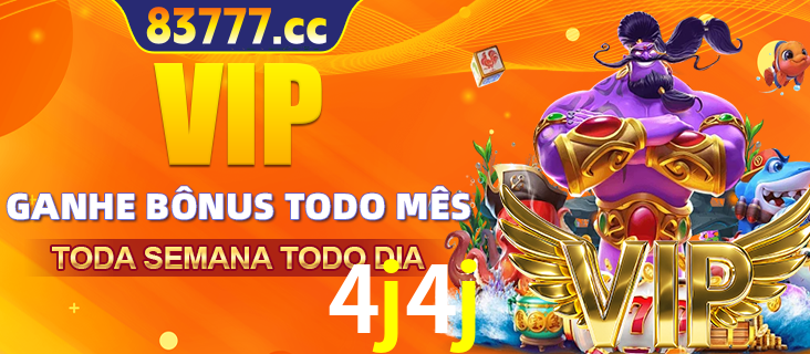Banner promocional do 4j4j oferecendo 100% de recompensas adicionais contínuas para quem fizer o login diário (Daily sign-in), com um mascote de coelho.
