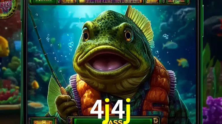 Personagem de peixe pescador do popular jogo de slot com tema de pescaria, uma das emocionantes opções de caça-níqueis para jogar e ganhar no cassino 4j4j.